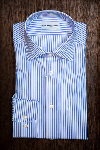 R&R Shirt - Blue Double Stripe
