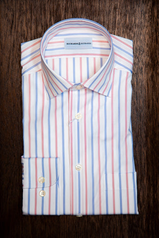 R&R Shirt - Blue & Red Stripe