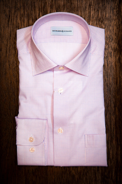 R&R Shirt - Blue Pink Check