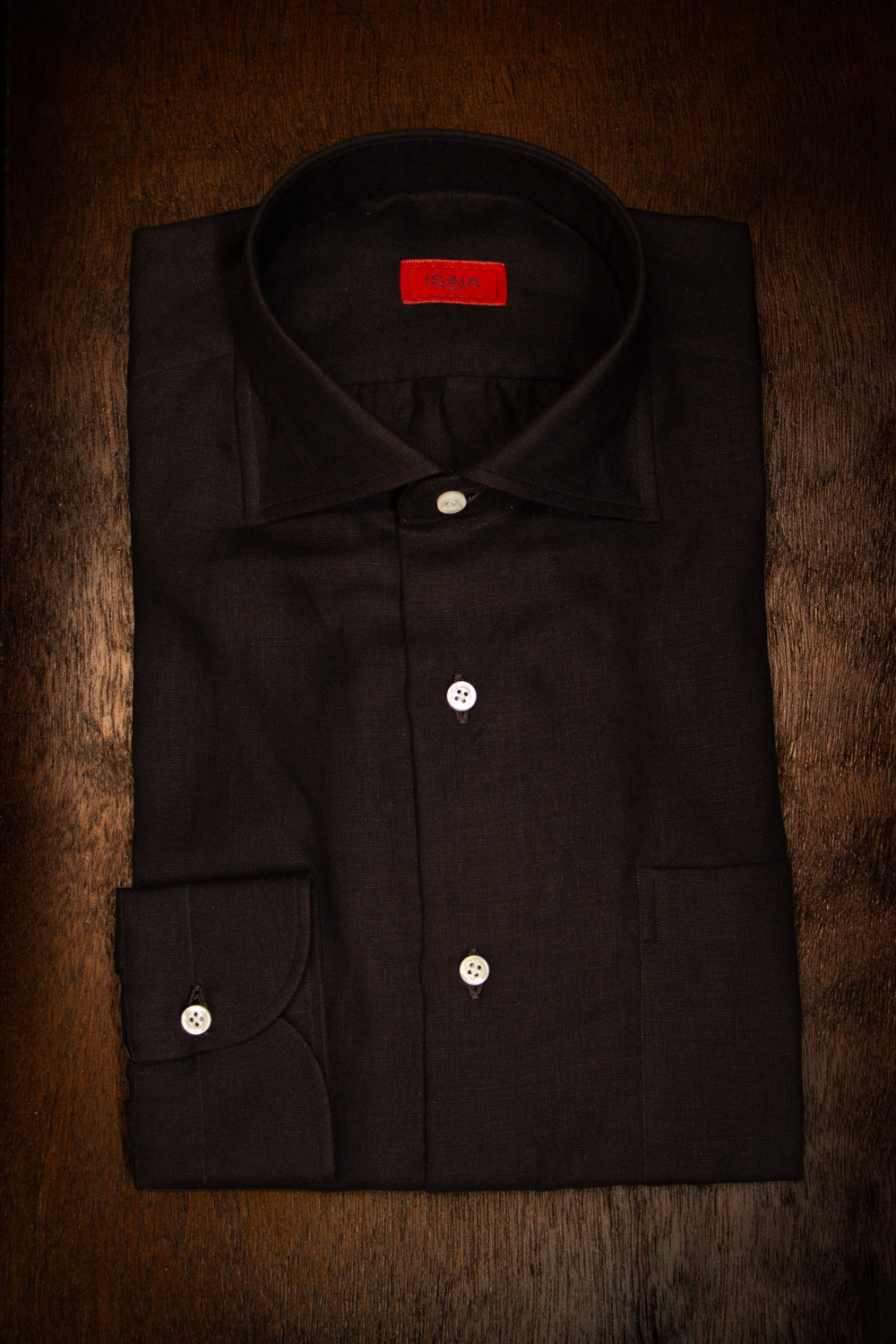 Isaia Linen Shirt KM304 03