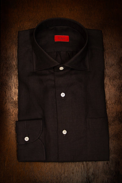 Isaia Linen Shirt KM304 03