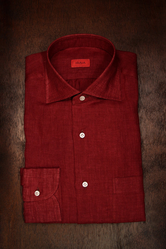 Isaia Linen Shirt C5310 15