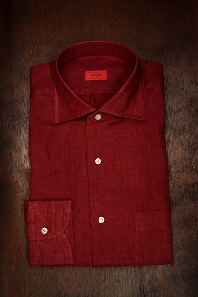 Isaia Linen Shirt C5310 15