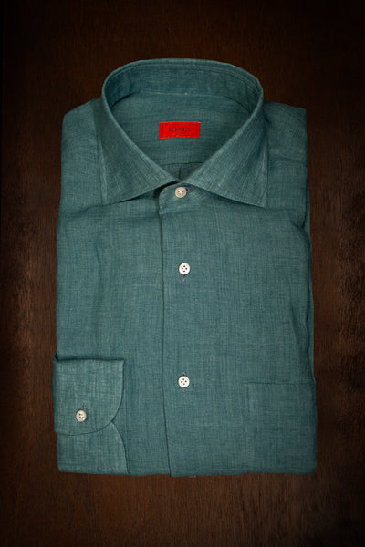 Isaia Linen Shirt C5310 30