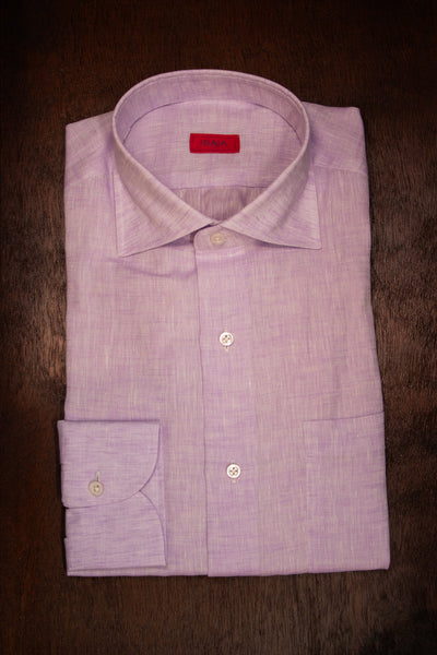 Isaia Linen Shirt KM302 05
