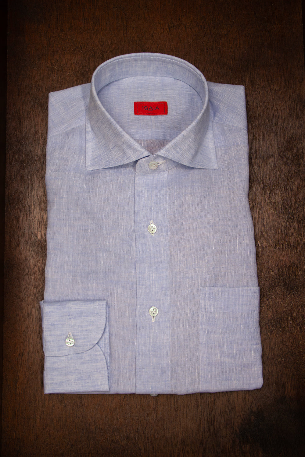Isaia Linen Shirt C9769 06