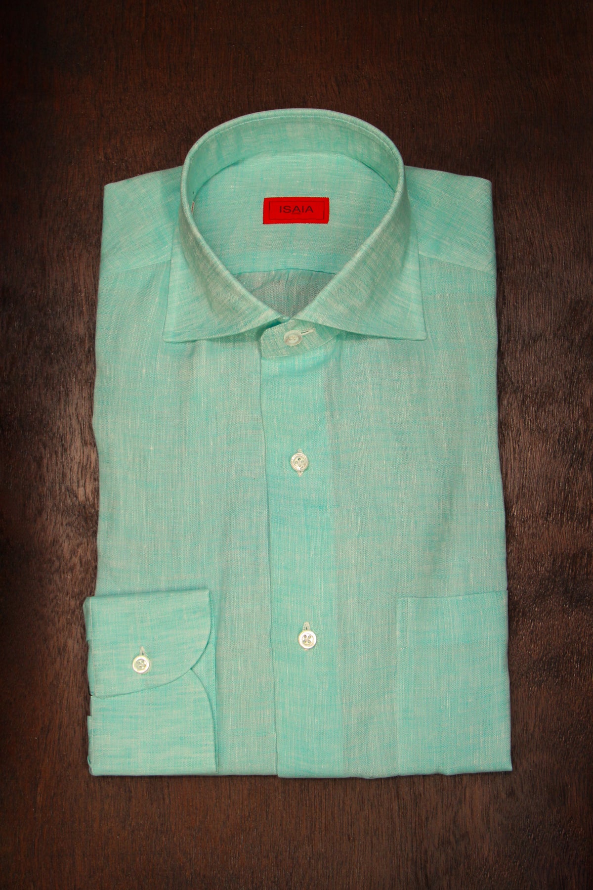 Isaia Linen Shirt C9769 09