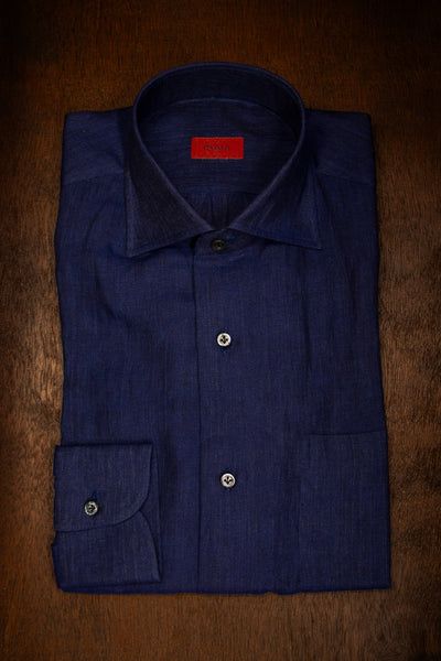 Isaia Linen Shirt C5310 03