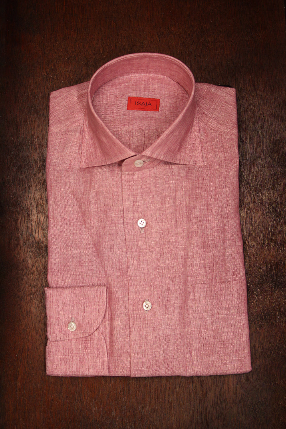 Isaia Linen Shirt C9769 16