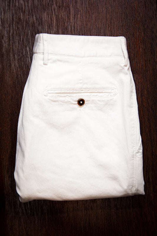 Eidos Pants White Corduroy